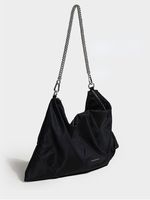 Evening Bags Women Bag Nylon Square Tote Chains Fashion Zipp...