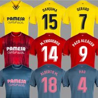 21 22 Villarreal CF Futebol Jersey Homens Casa Kit Kit Danjuma Yeremy Dia 2021 2022 Camisa de Futebol Finais Champions Paco Alcácer Gerard Pau Coquelin Chukwueze Equipamento