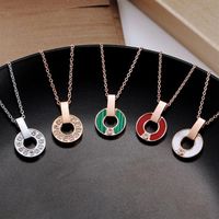 New style men and women pendant necklaces fashion designer design stainless steel necklace Valentine's day gifts for woman333e
