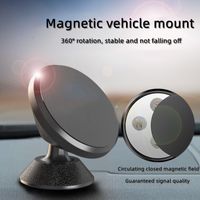 Support magnétique Porte-parole de voiture Porte-air Sortie Air Cotacler Cuir Sticker magnétique Sticker Navigation Titulaires universels avec tous les smartphones