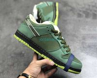 Shoes Skatebord Dnks Low Sneakers Green Lobster Colorway Genuine Suede Leather Upper Rubber Outsole Sports Trendy Size US4-12