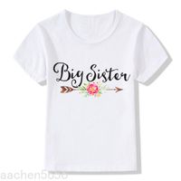 T-shirts 2022 crianças irmãs mais velas t-shirt Kids Summer Tops