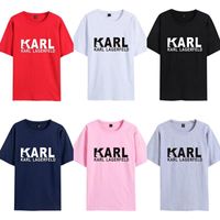 Мужские футболки 2022 Fashion Karl Высококачественная футбола