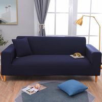 Copertina di sedia divani a colori solidi Coperchio elastico Slittoni elastiche Vintage sezionale per divano soggiorno singolo/due/tre/quattro sedile