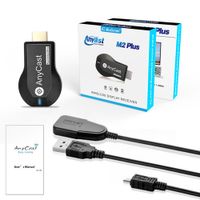 1080P Wireless WiFi Display TV Dongle Receiver -compatible Stick M2 Plus DLNA Miracast for AnyCast for Airplay