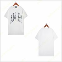 Erkekler Tshirts Tasarımcı Giysileri Tişört Kaju Çiçek Pentagram Grafik Tee Tassel Mektupları Büyük Boy Uygun T-Shirt Kartal Kokulu Yükselen Wagle Casual Tassel Gömlekler C1
