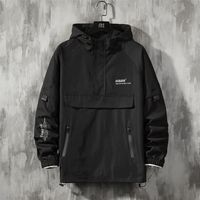 Herren Streetwear -Jacken und -mäntel Hip Hop Harajuku Herren Windbreaker Overtock -Kleidung 220813