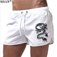 Summer Men S Shorts chinois Dragon imprimé imprimé de la plage respirant Jogging Pantalon ROPE ROPE ROPE 220705