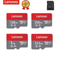 Tarjetas de memoria Flash originales de Lenovo Micro SD 128GB 64GB 256GB 512GB 32GB 128 GB MicroSD Clase 10 Tarjeta TF de alta velocidad