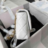 9a Bolso de moda 2022 22S FLAP Bags con bolsas de cadena de oro audaz del cuerpo de mujeres Butes Oficial de cuero importante de Francia 2th