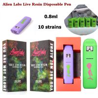 Alien Labs Live-Harz E-Zigarettengerät 0.8ml Einweg-Vape-Stift leer 350mAh AlienLabs Einwegartikel Pod mit den Verpackungen