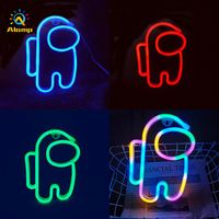 LED Neon Light Sign USB Multicolor Astronaut Strip Wall Lights Night Lamp for Room Holiday Party Decor Cool Birthday Christmas Gif239d