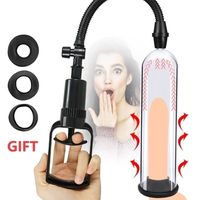 Penis Extender Pumpenvergrößerung Trainer männlicher Masturbator Vakuum Sexspielzeug für Männer Erwachsene Produkte 220720