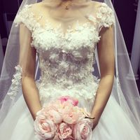 Hochzeitskleid 2022 Neue Blume One-Shoulder Korea-Stil schlanker Schwanz
