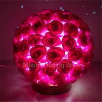 Night Lights Rose Table Lamp USB Plug-in Romantic Light Living Room Bedroom Bedside Decoration Birthday Gift Valentine's Day GiftNight
