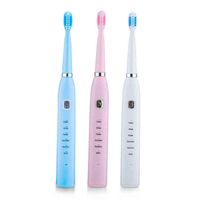 Cepillo de dientes elctrico impermeable con vibracin acstica...