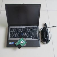 voor Dell D630 gebruikte auto diagnostische tool laptop RAM 4G met HDD Works MB Star C4 C5 voor BMW ICOM