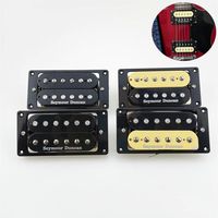 SEYMOUR DUNCAN Black Guitar Pickups Humbucker Sh1n Neck and Sh4 Bridge 4c 1 Set207f