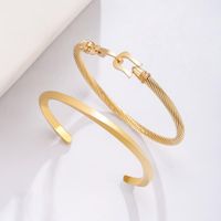 Bangle 2PCS High Quality Stainless Steel Bangles For Woman P...