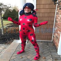 3D -printen Ladybug cosplay kostuum voor volwassen kinderen Halloween Fancy Dress Girls Vrouwen Kinderen Girl Ladybug Costumes301Y