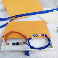 Pulseiras unissex de pulseira unissex de designer para homem jóias femininas jóias de bracelete ajustável 4 coloros3373