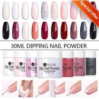 NXY Nail Gel Solid Dipping Powder White Clear Acrylic Dust Chrome Pigment for s Art 0328