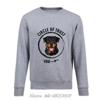 Erkek Hoodies Sweatshirts Erkekler Sıradan Baskı Serin Hip Hop Hoodie Dairesi - Rotweiller Köpek Sevgilisi Sweatshirt kazak ceketi için hediye