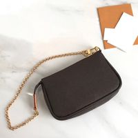 Leuke organisator Wallets Mini Designer Bags Ladies Key zak met doos Zippy munt portemonnee op kettingmode Koppeling Kleine kaarthouder Womens