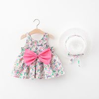 Girl' s Dresses 2Piece Born Baby Summer Clothes Princess...