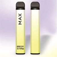 Breze Stiik original max desechable e cigarrillos kit de dispositivos 1800 bocanadas 950 mAh Batería 6 ml de podscARTRIDGS prefellado