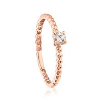 Andy Jewel Luxury Bear Ring Jewelry 925 Sterling Silver Bear Anillos de oro rosado con accesorios de diamantes estilo diseñador europeo para mujeres amor C710405170