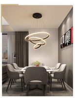 Pendant Lamps Chandelier Gold black White For Lliving Room Dining Kitchen Round Shape Ceiling Lamp Lighting Fixtures Indoor LightingPendant