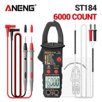ANENG ST184 6000 Counts Digital Professional Multimeter Clamp Meter True RMS AC DC Voltage Tester AC Current Hz Capacitance Ohm
