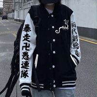 Мужские куртки Ryuguji Ken Print Men Женская куртка толстовка толстовка Hoodie Harajuku Tokyo Revengers модная манга бейсбольная униформа униформы