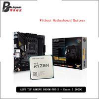 AMD Ryzen 5 5600G R5 5600G CPU + ASUS TUF GAMING B450M PRO S Motherboard Suit Socket AM4 All new but without coolerfree delivery