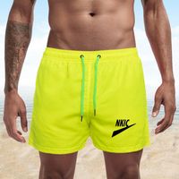 2022 New Summer Brand Shorts Trend maschile Slim fit Casual Shorts Sport Lettera Stampa Uomo Dritto Pantaloni da spiaggia a tre punti Pluss Plus Size S-4XL