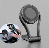 Magnetic Car phone Holder 360 Rotating Folding Strong Magnet Bracket Stand For Iphone Samsung S20 Xiaomi Huawei Universal Mount
