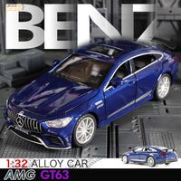 1:32 Simulation Alloy Toy Car Diecast AMG GT-63 S Sports Car Model Vehicles Car 1 32 Decorations with Sound and Light Open Door LJ2956