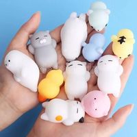 Squishy Soft Toy Cute Animal Antistress Ball Abreact Sticky Shape Slow Rising Anti Stress Relief Toys Relax Pressure Gift SXMY25