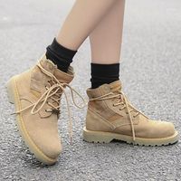 ❤ Botas en lona De Alta Calidad para mujer caminar, salir, acampar trabajar  – MarketModa
