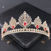 Vintage Black Tiaras Crowns Crystal Rhinestone Wedding Hair Accessories Princess Diadem Crown Head Jewelry