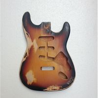 Zuwei Heavy Relic Electric Guitar Body SSS Pickups for St Mapphy Brodies Retro