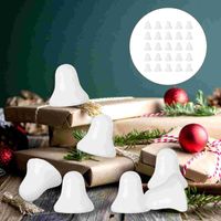 Diğer Etkinlik Partisi Malzemeleri 50 PCS Noel DIY Jingle Bell Şekli Modelleme Anaokulu Boyama Kalıpları Süsler