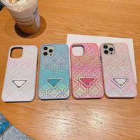 Top fashion phone cases for iPhone 13 Pro Max 12 Mini 11 XR XS XSMax 7 8 plus laser rhombus case Samsung S20P2Plus S20U Note 10 10p20 Ultra
