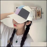 Boinas sombreros gorros sombreros bufandas guantes accesorios de moda sombrero para mujer deportes casual de pico de pico coreano sune protectionio dhxnt