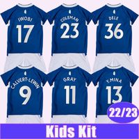 22 23 KEANE DAVIES GRAY Kids Kit Soccer Jerseys DOUCOURE TOW...