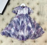 new Girl Summer Lace Princess Dress Children Floral Gown Dre...