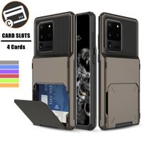 For Samsung S20 Note 20 Ultra 10 9 8 S10 E S9 S8 Plus S7 Case With Wallet Card Hidden Credit Card Cover For Galaxy A7 A9 2018