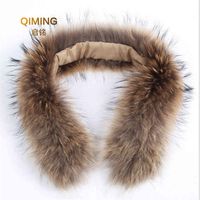 Scarves 100% Natural Genuine Fur Collar Accessories Real s Female Raccoon Winter Scarf Women 70CM273k