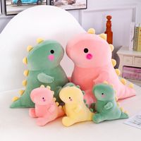 Маленькие динозавры плюшевые игрушки милые тусклые куклы Dragon Dolls Sleep с подушкой оптом DHL